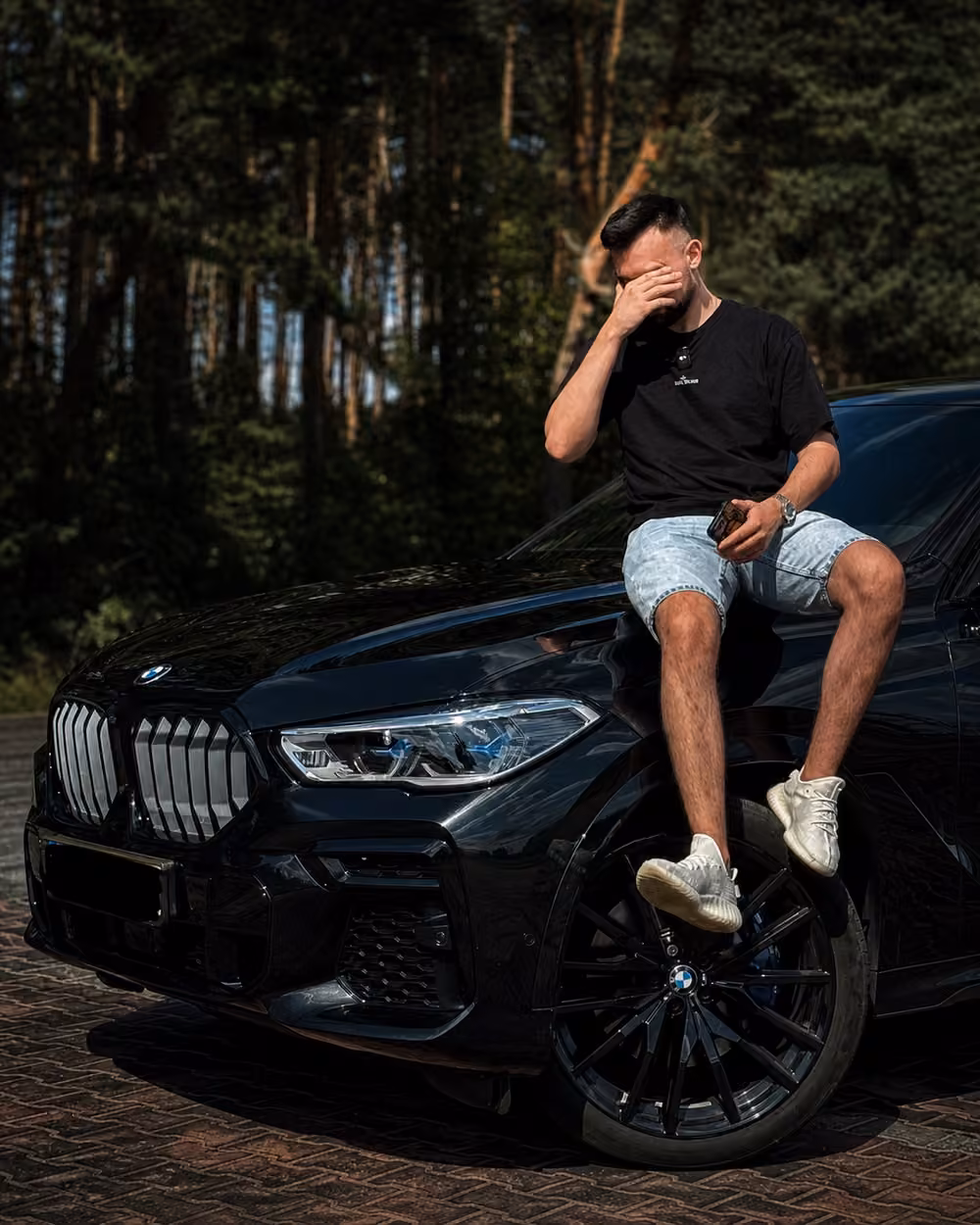 Ruslan with his car